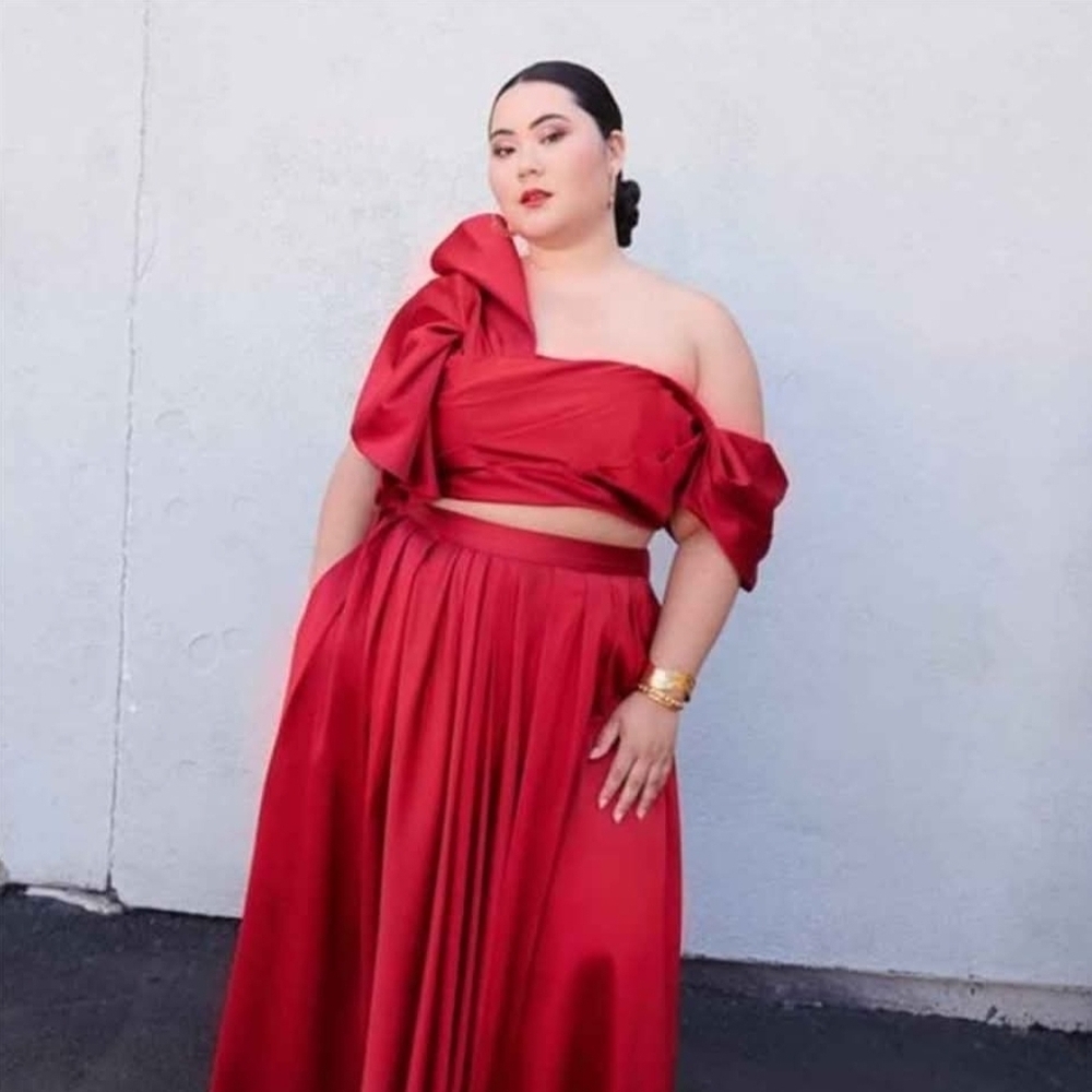 NWT Making The Cut Red Formal Camisole Top